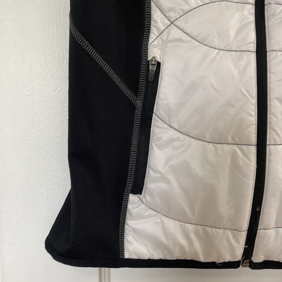 Eddie Bauer Emberlite Hybrid Vest black and white medium like new - Picture 6 of 10